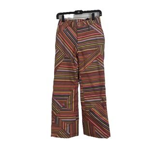 Spyder Ski Pants Girls 12 Multicolor Striped Insulated Snow‎ Pants Excellent